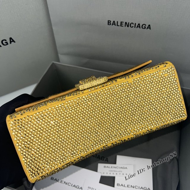 Balenciaga專櫃爆款燙磚重手工小號沙漏包手提包 巴黎世家Hourglass沙漏包 款號：8896 fyj1492